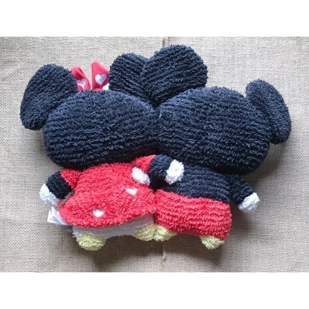 Hallmark Disney Terrycloth Mickey Mouse Minnie Plush Stuffed Animal Toy Cute